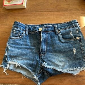 Sts blue denim cutoffs sz 26